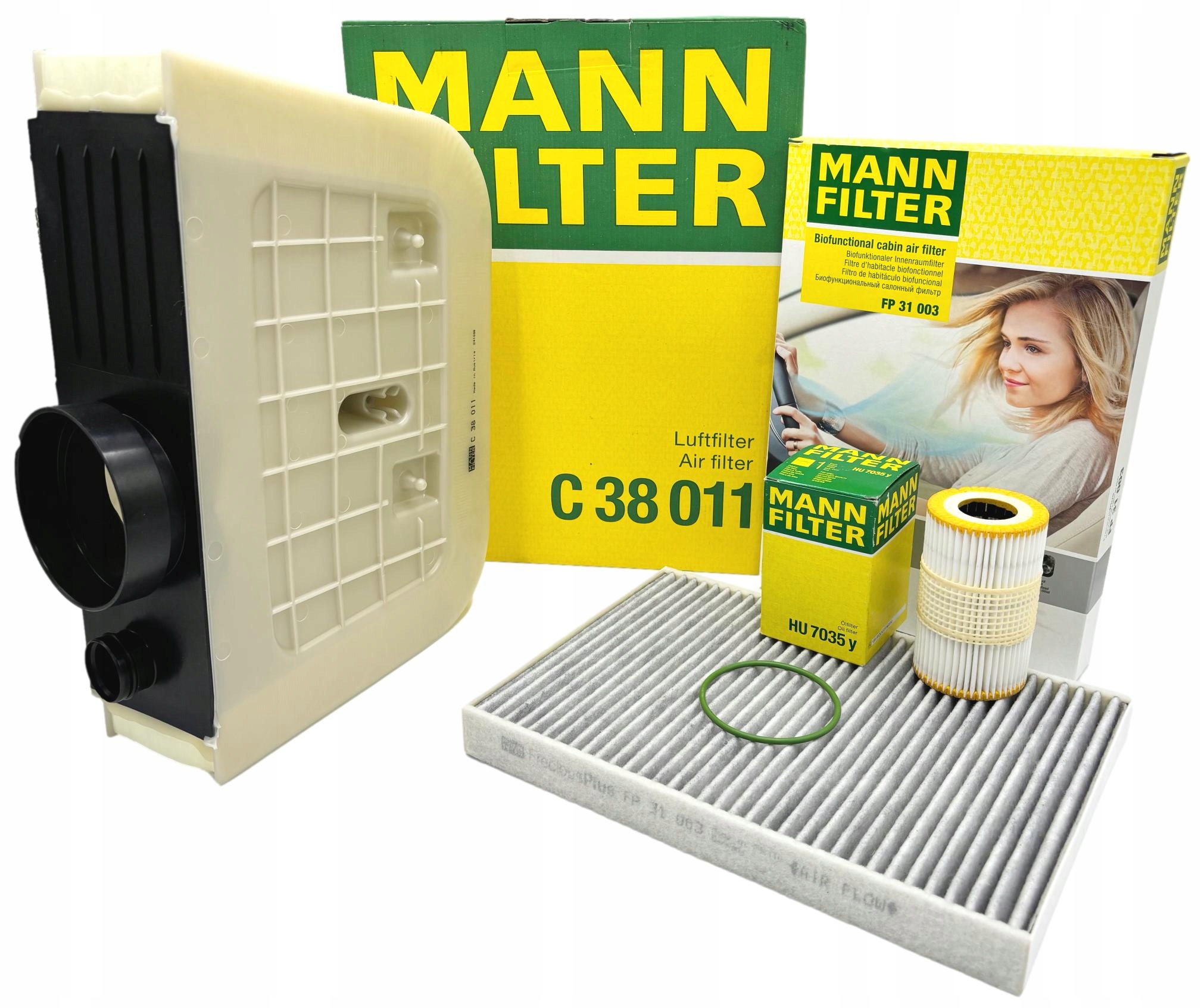 Mann Sada Filtrů Audi Q7 II 4 M 15-18 3.0 Tfsi Crec 333 Km Benzín