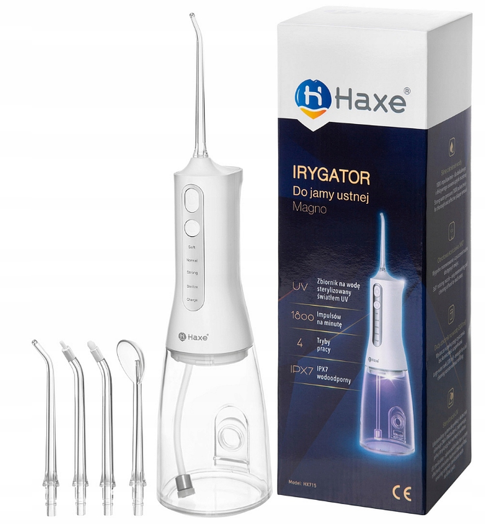 Haxe Magno Bezprzewodowy Irygator Jamy Ustnej z Funkcją Sterylizacji Uv