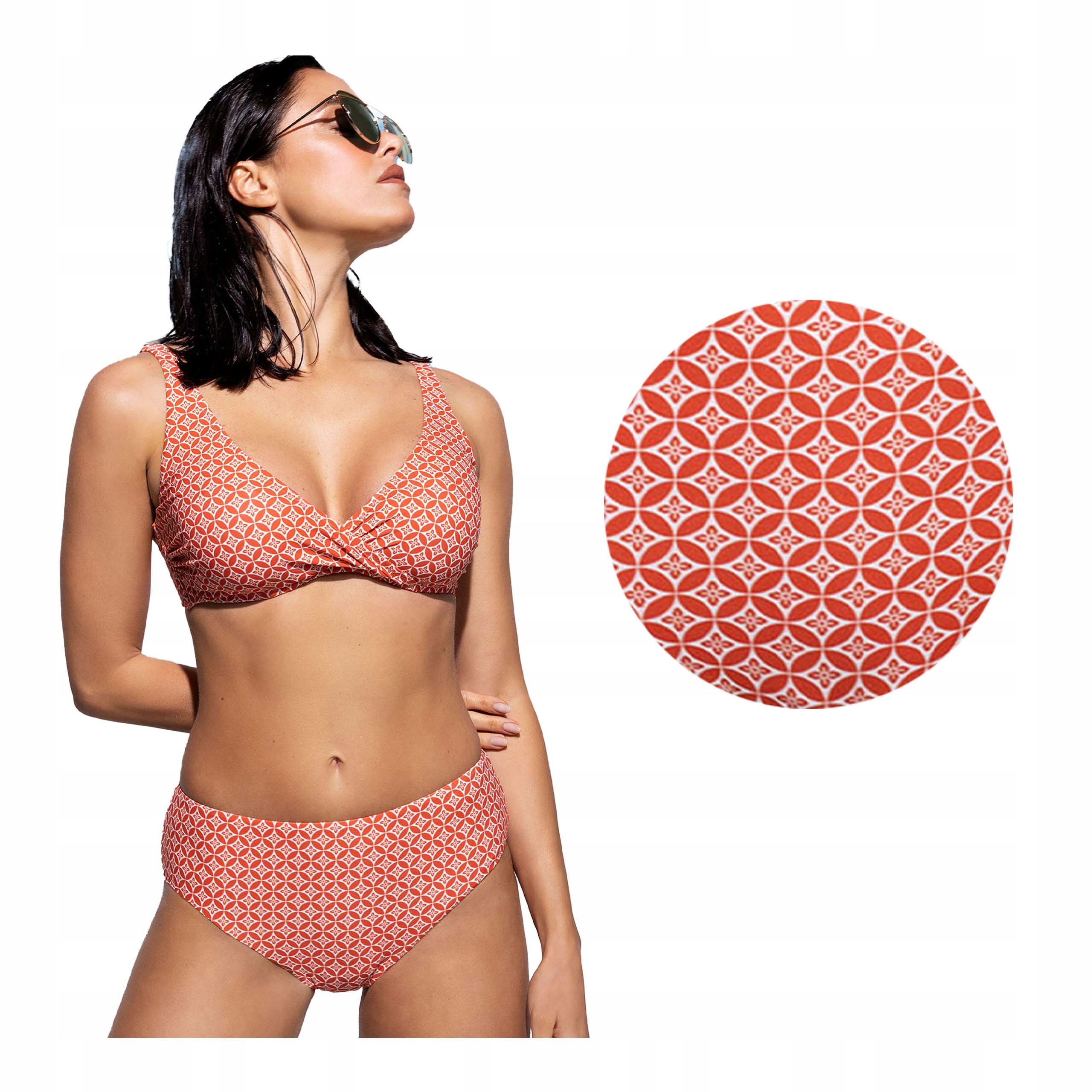 Dvoudílné bikiny s nastavitelnými ramínky Verde Veronica 95C