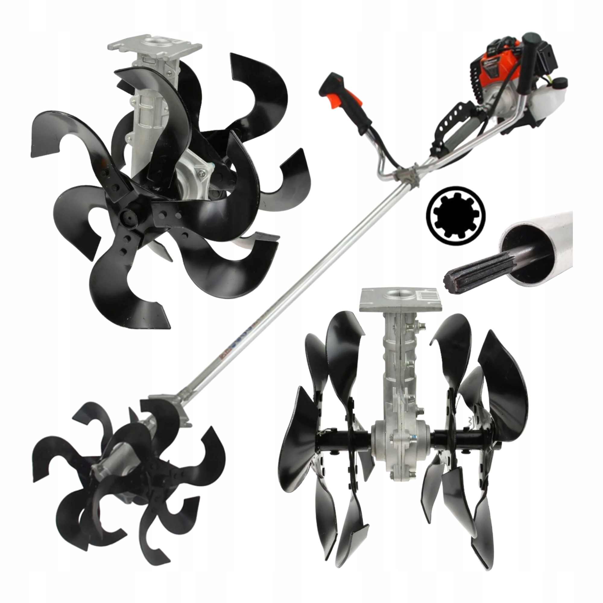 Glebogryzarka-adapter do kosy spalinowej 32cm (wałek 28mm) G84007