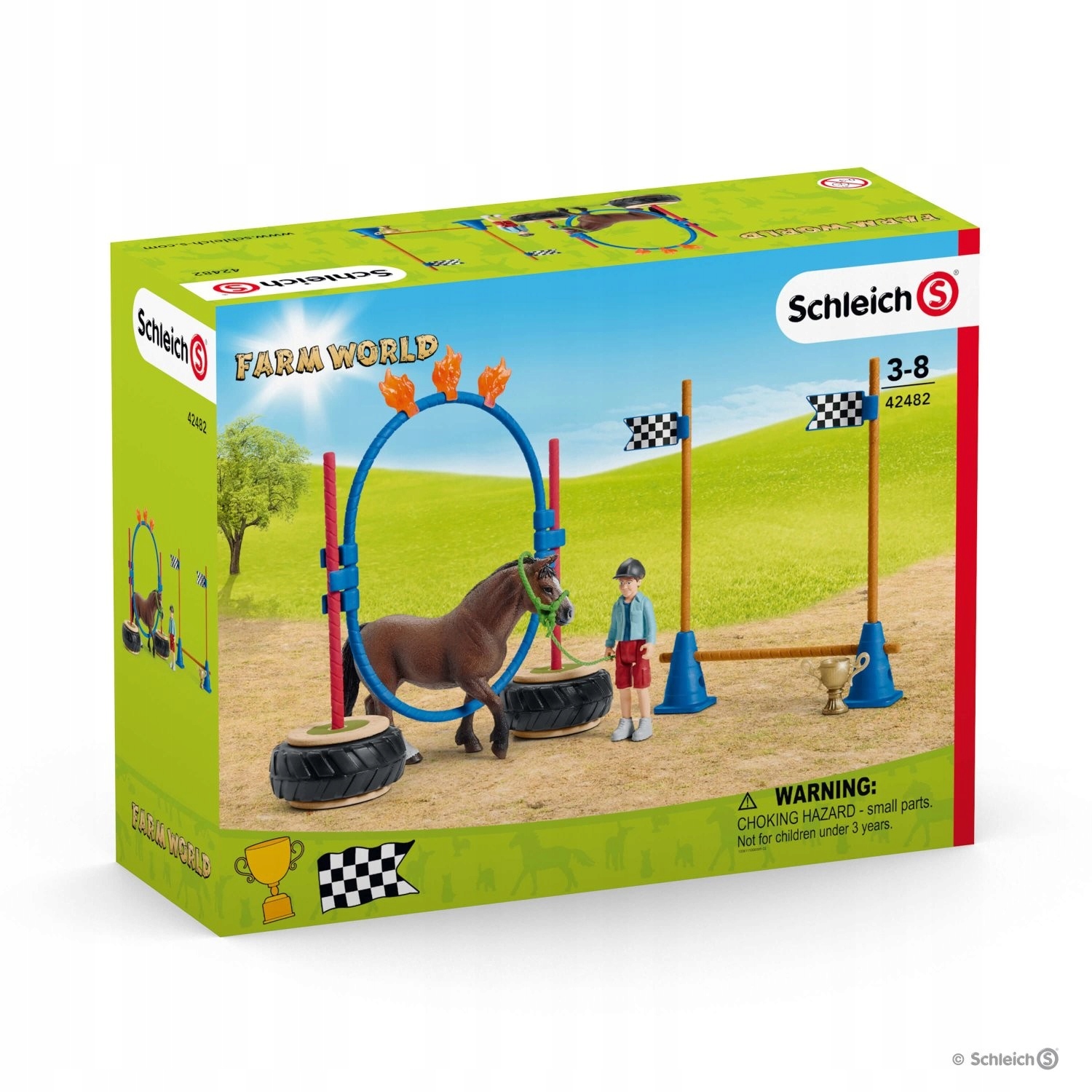 

Schleich 22w1 Wyścig Zręcznościowy Dla Kuców Slh 4