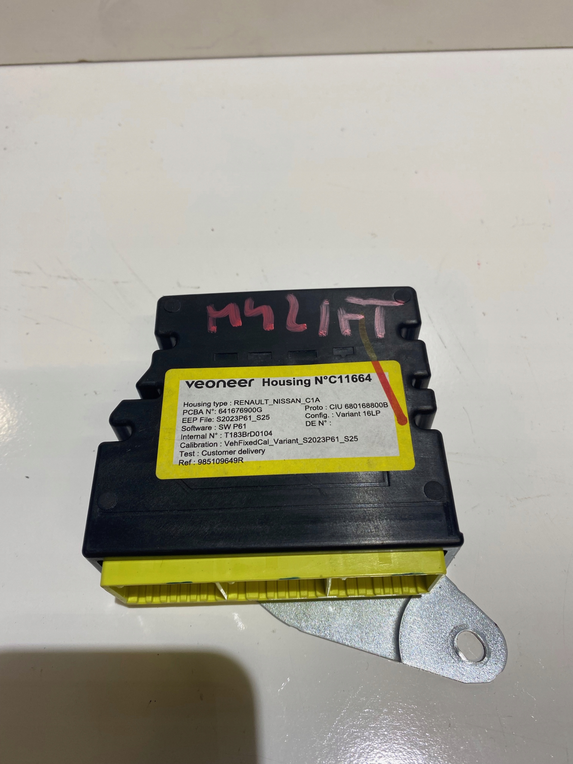 RENAULT MEGANE IV LIFT SENSOR AIRBAG 985109649R