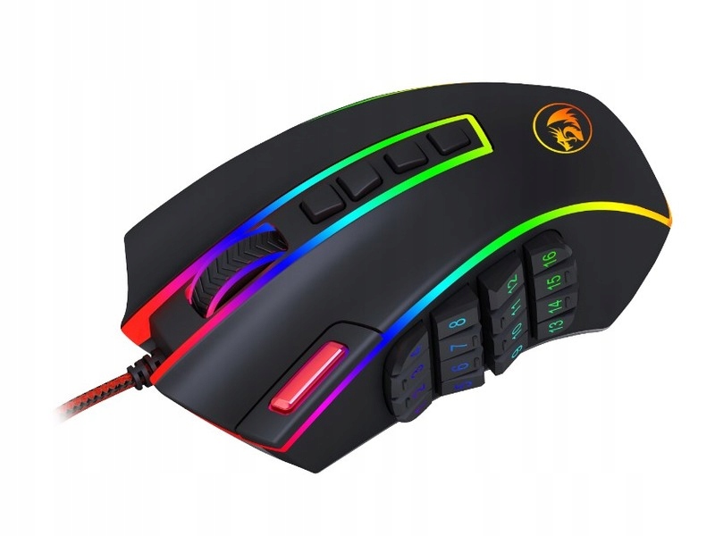 Myszka przewodowa Redragon LEGEND M990-RGB sensor optyczny