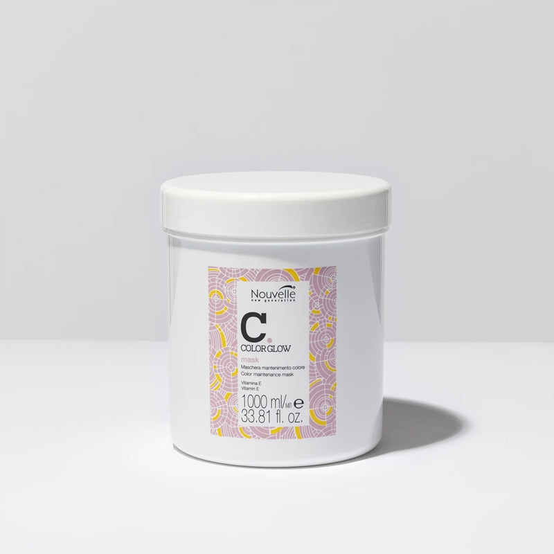 NOUVELLE COLOR GLOW Zestaw włosy farbowane 2x1000ml Typ włosów siwe