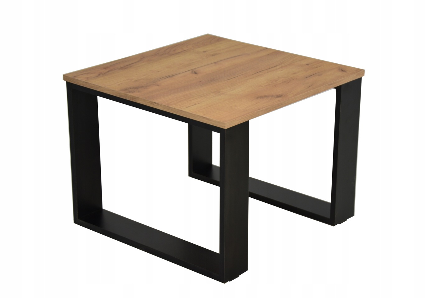 

Stolik kawowy ława czarny/dąb craft do salonu loft