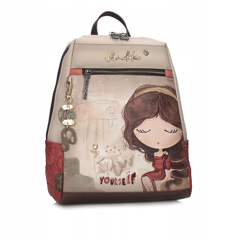 Batoh Anekke 42705-018 Mochila Backpack Muse jednokomorový se zapínáním