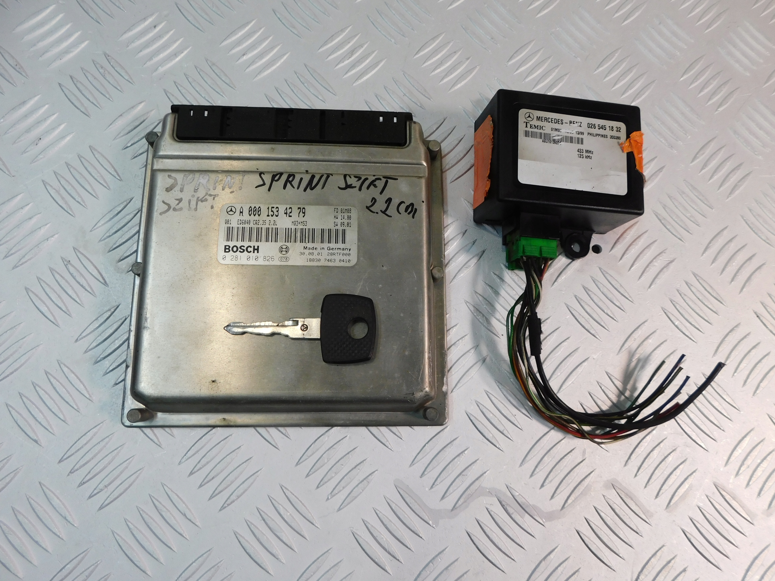 Mercedes Sprinter 2.2 CDI computer - Centralina Motore + imo A0001534279