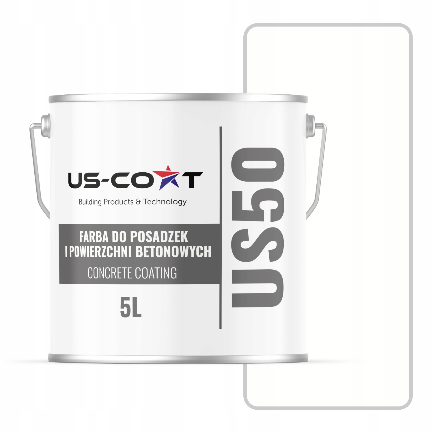 Farba na betón a garážové podlahy odolná voči chémii biela Ral9003 5L