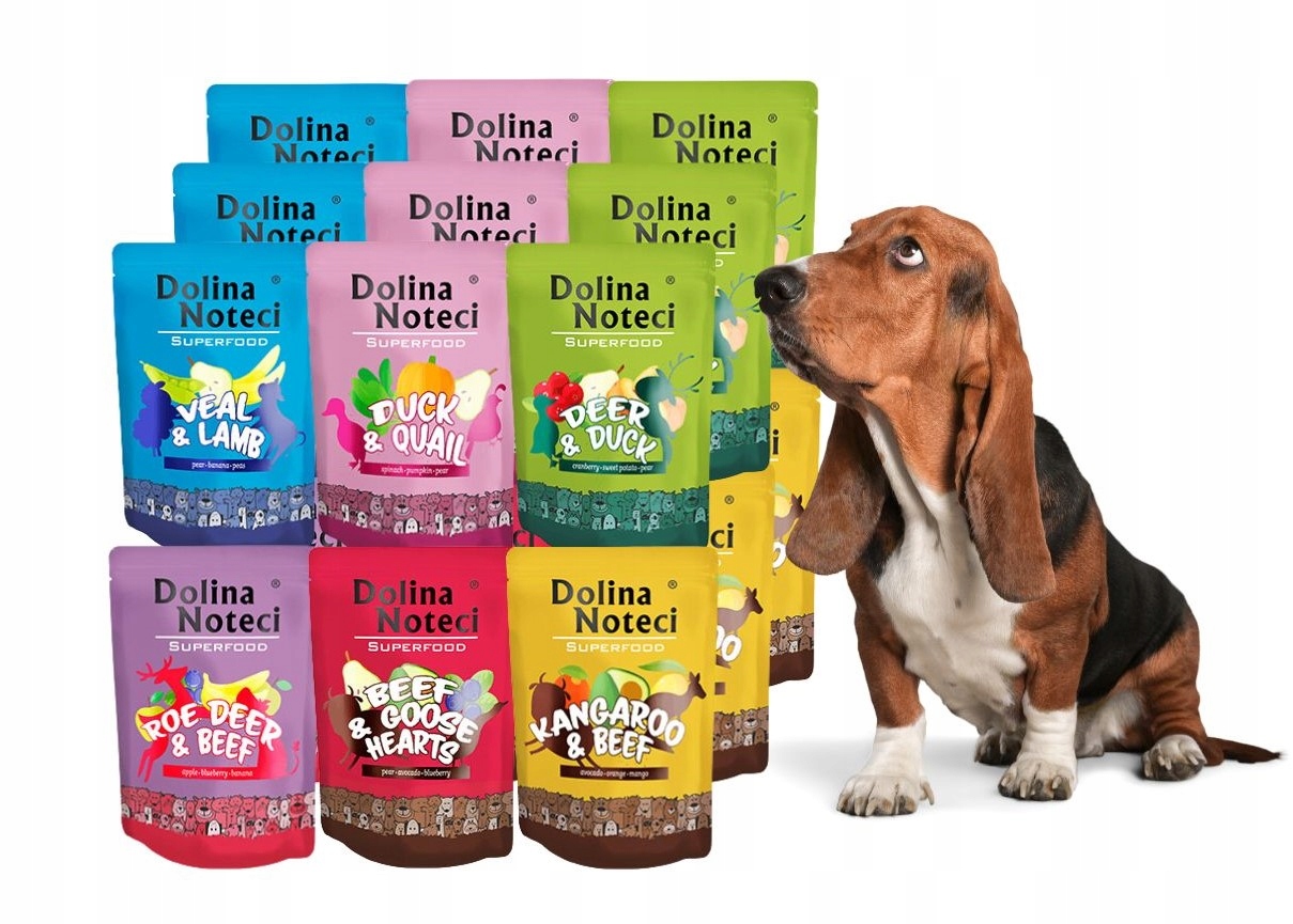 Levně Dolina Noteci Superfood Vlhké krmivo mix chutí sáčky 18x300g