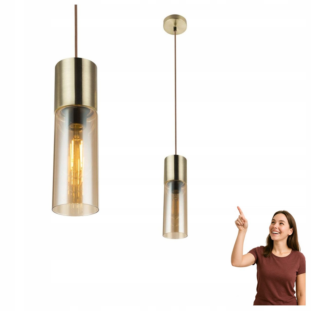 Závěsná lampa Annika 21000HM Globo