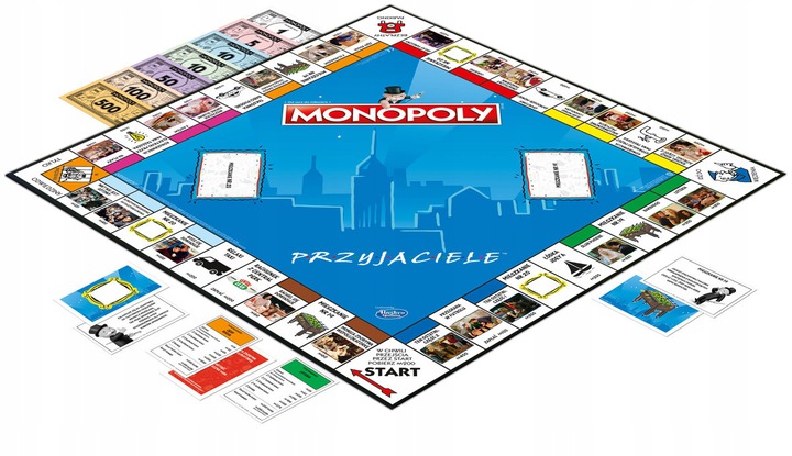 Monopoly FRIENDS PRZYJACIELE POLSKIE WYDANIE NOWE Nazwa Monopoly Friends