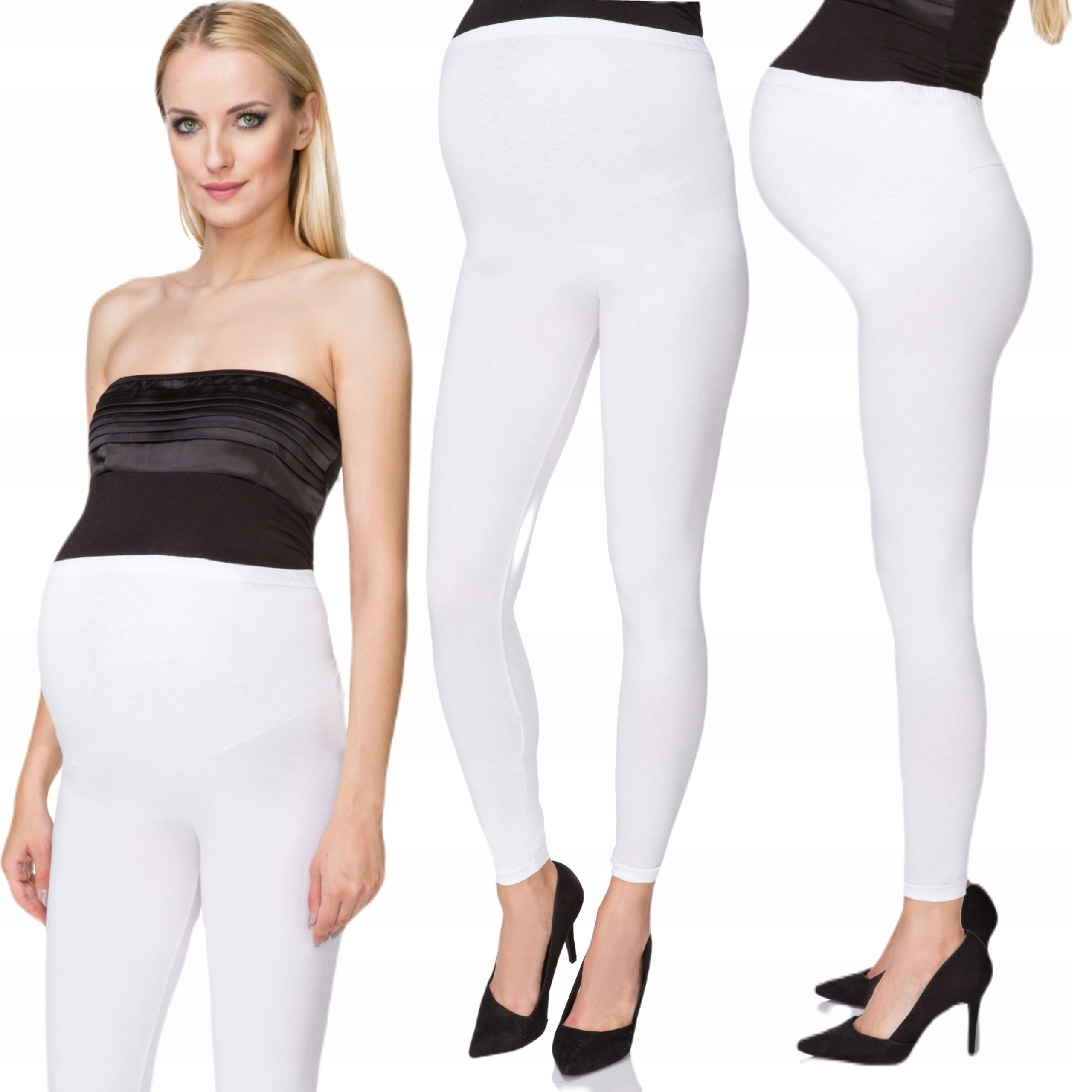 

Legginsy Ciążowe Bawełniane Długie Getry L