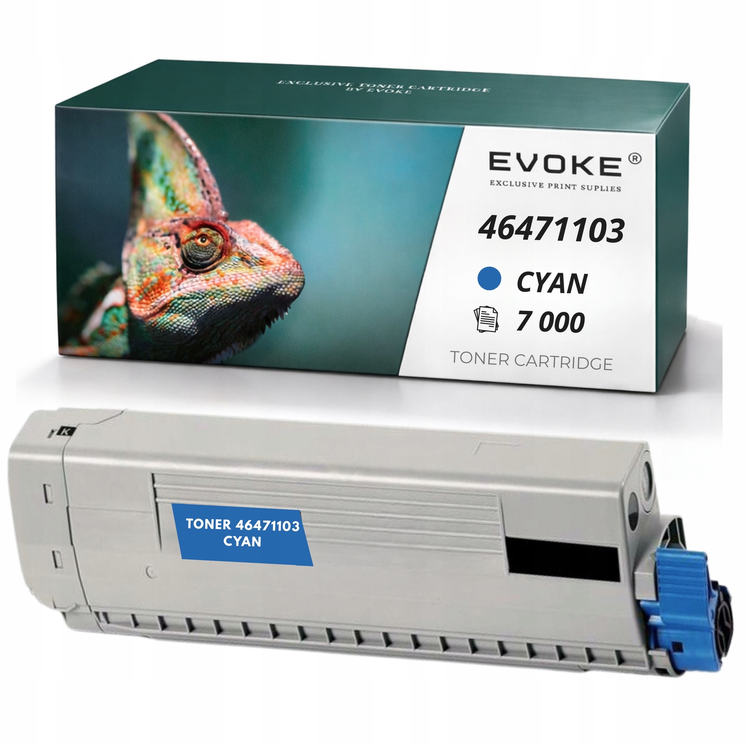 Toner pro Oki C823 C 46471103 cyan 7000 stran C823 C833 C843