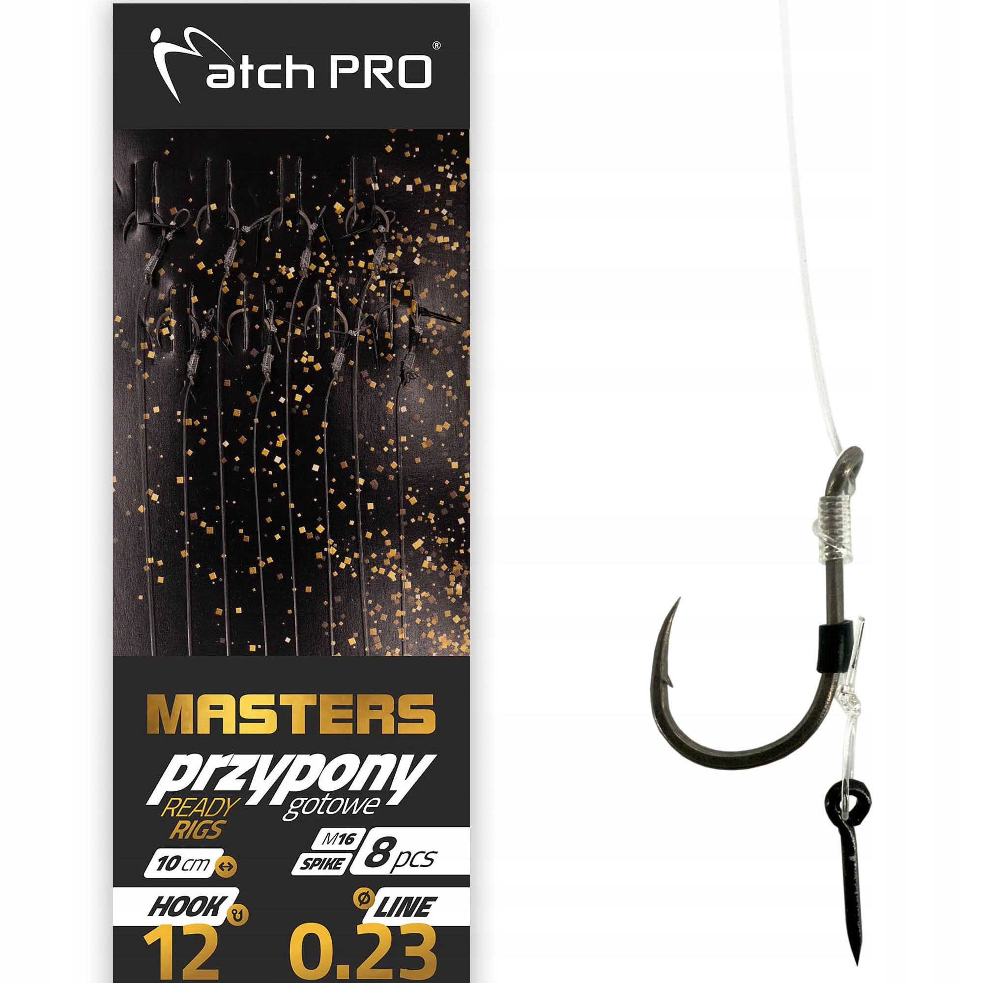 Przypony Z Zadziorem MatchPro Mf Masters Spike Barbed M16 0,23mm r. 10