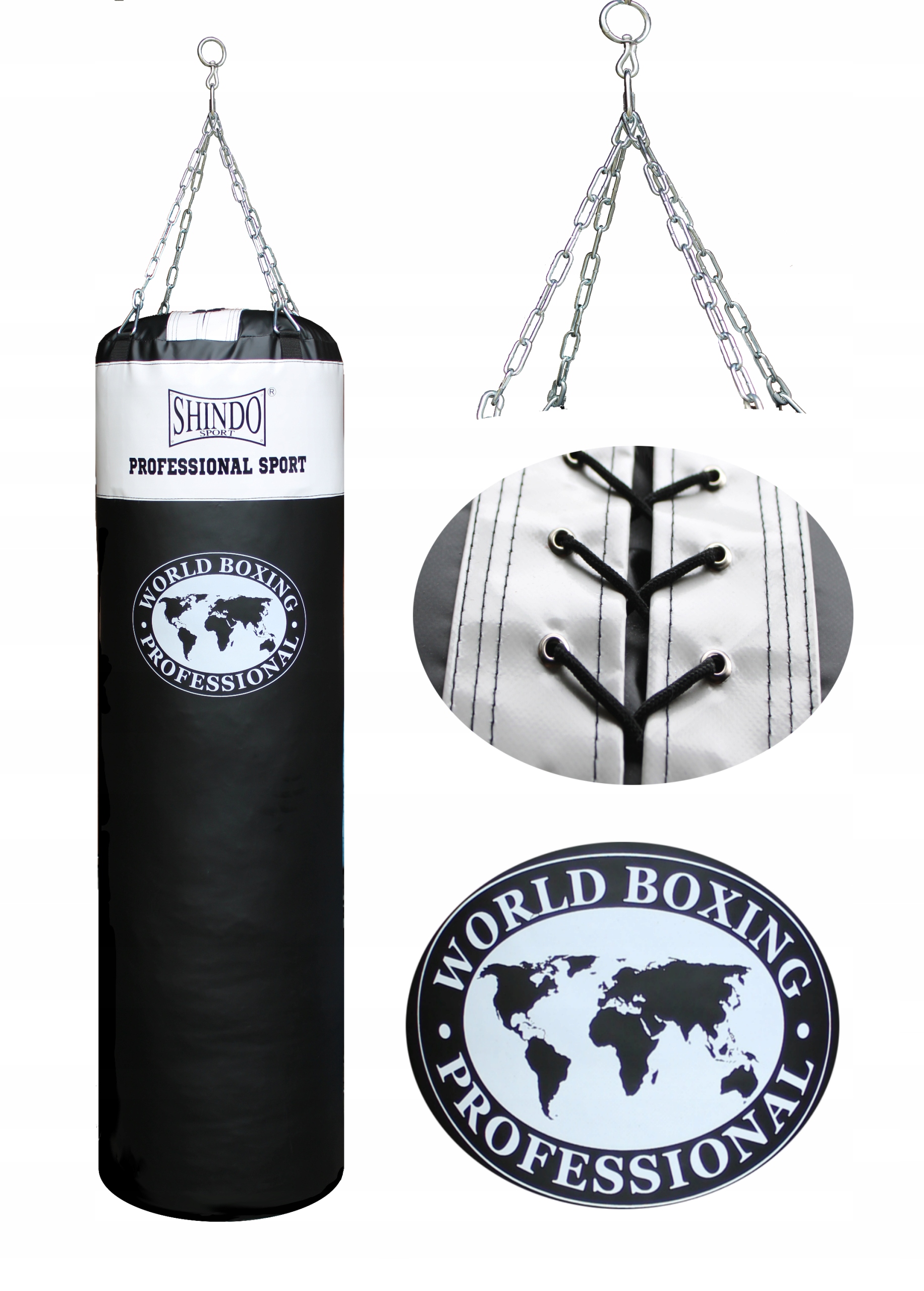 Worek Bokserski Treningowy 30KG 120X35 Pełny