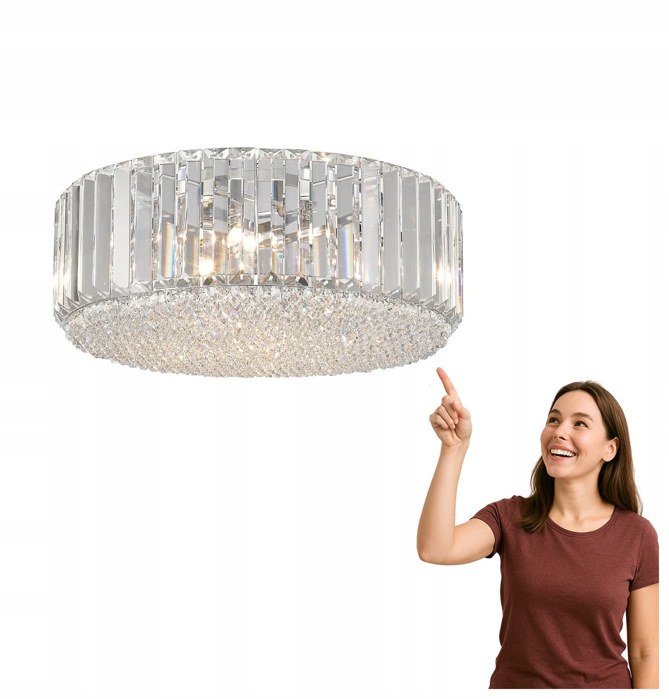 Stropná lampa Prince C0360-05B-F4AC Zuma Line