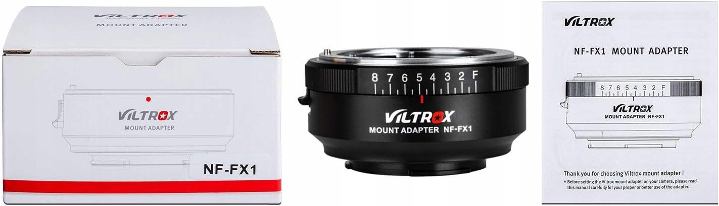 ADAPTER VILTROX NF-FX1 NIKON F / FUJI X Marka Viltrox