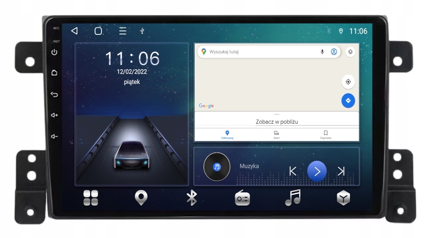Rádio Android Suzuki Grand Vitara 2005-14 64GB Sim