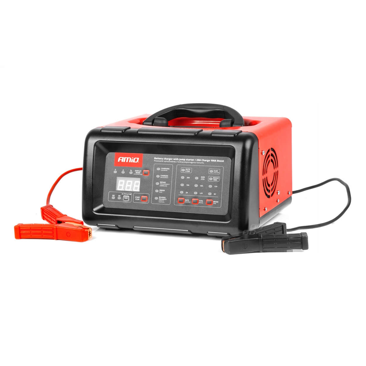 Usmerňovač pre akumulátory 6/12V 20A Boost 100A AMiO 04057