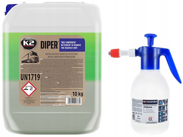 K2 DIPER сильная активная пена 10л + пена 2л
