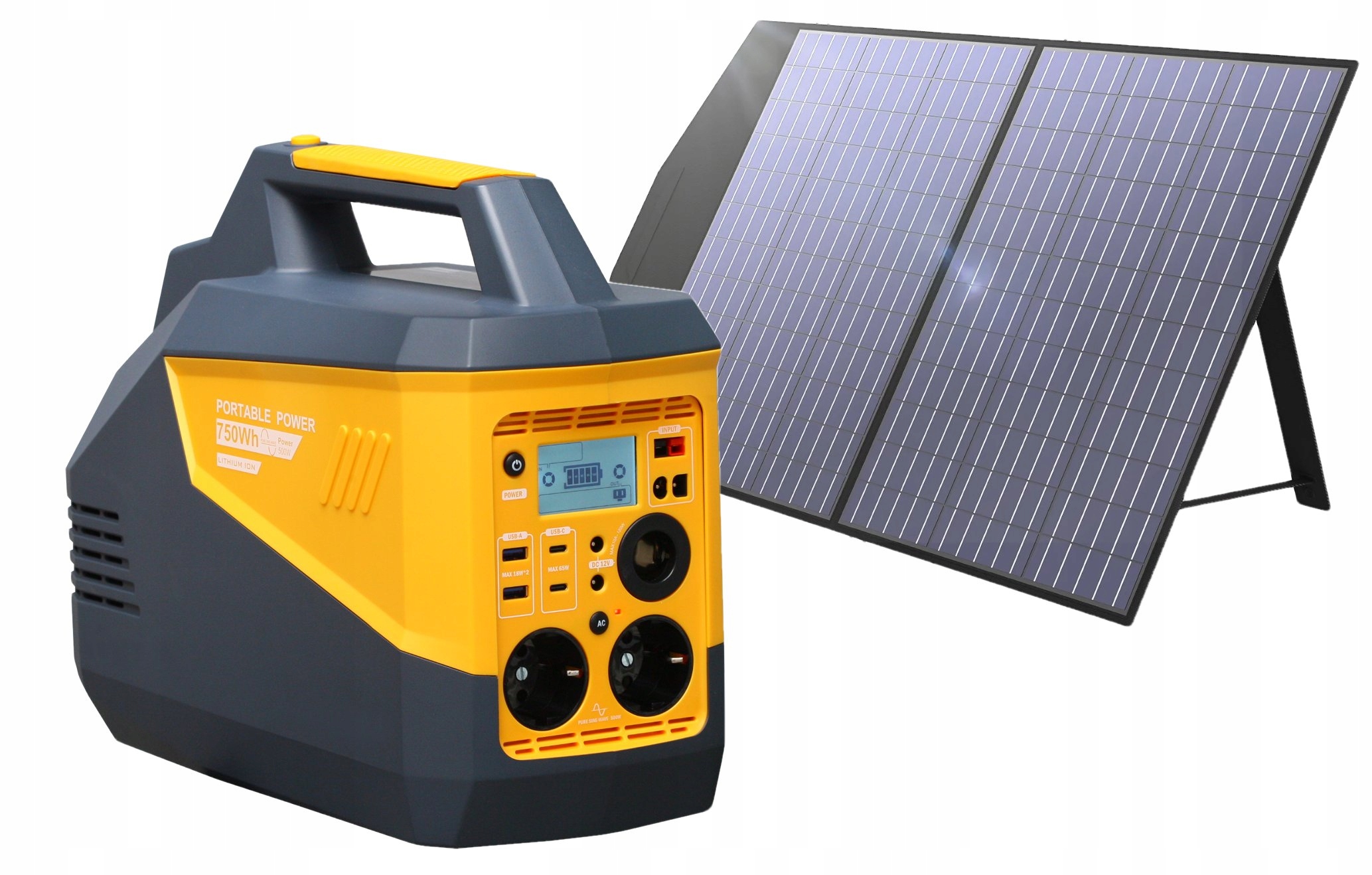 KGZ1004_panel - Мобільний банк сили 230В АК 750вх + панель 100В
