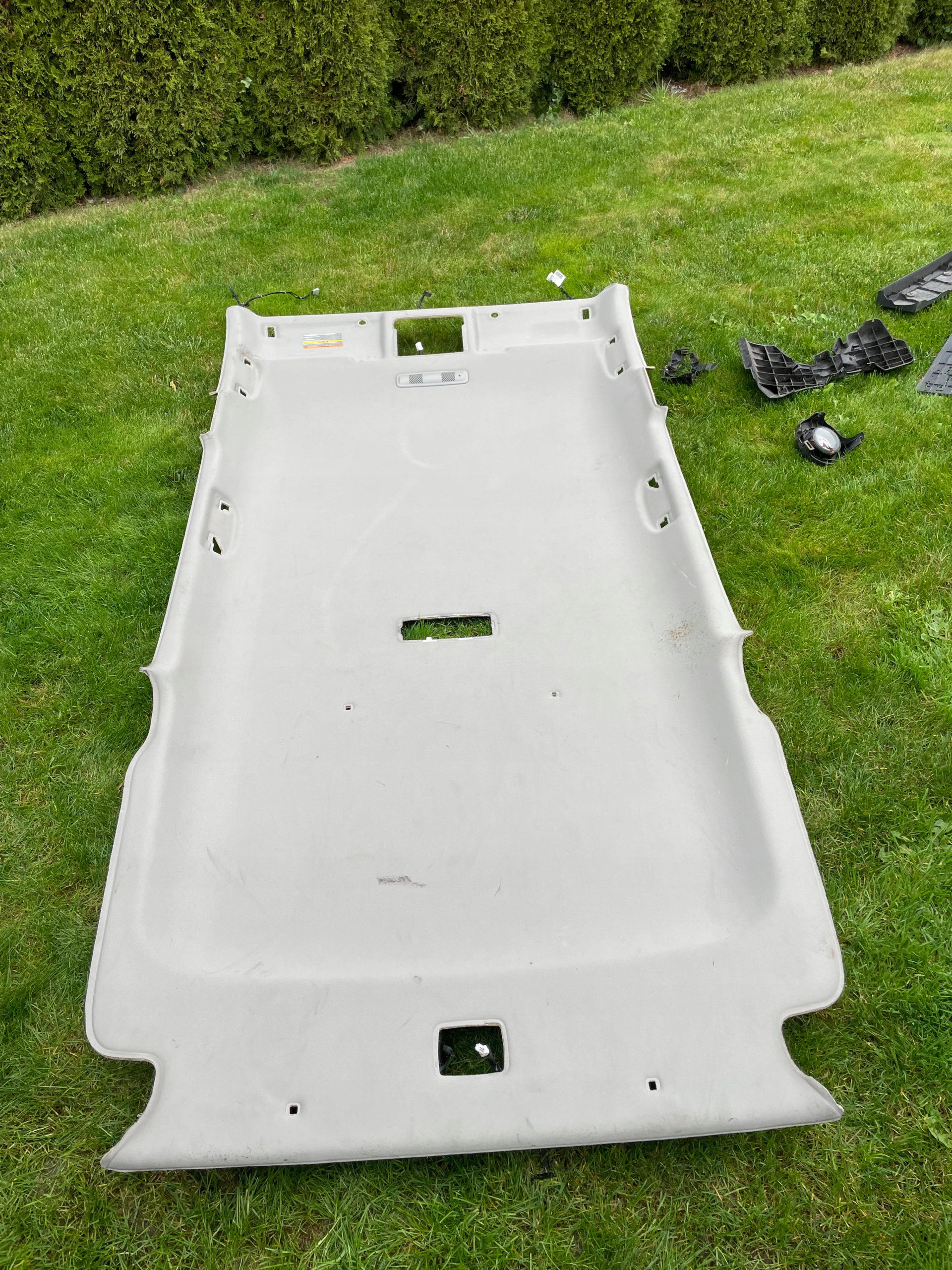 Nissan Pathfinder R51 обшивка потолка