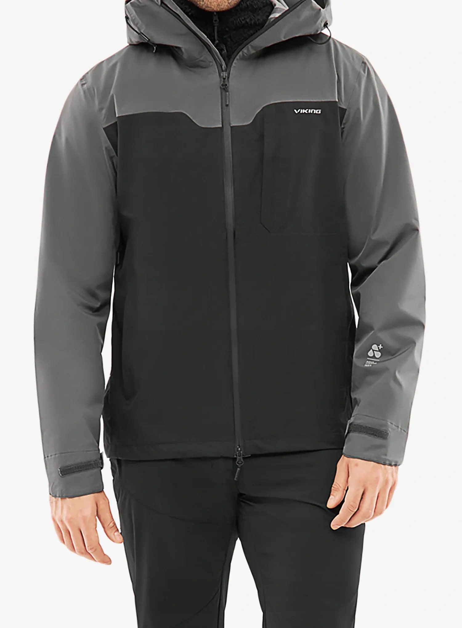 Bunda 3v1 Viking Ravelo 3v1 černá/šedá XXL
