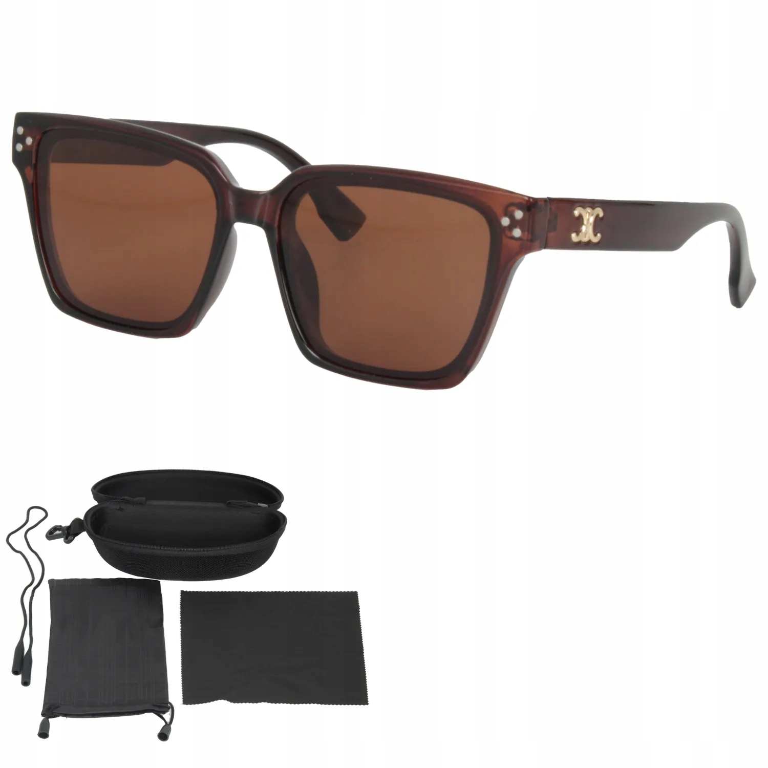 Polar Fashion PR9190C2 Hnědé polarizační sluneční brýle