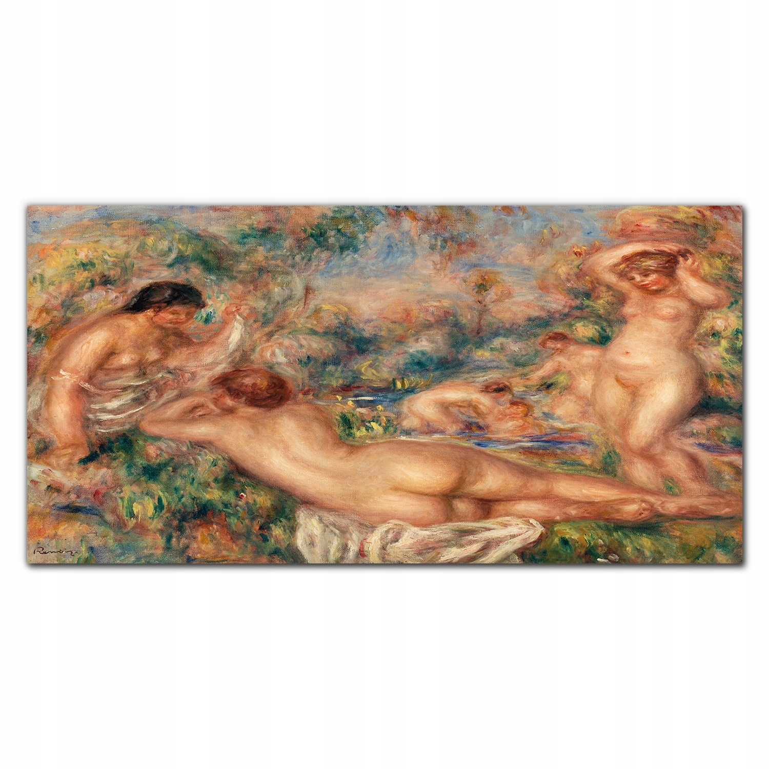 Obraz na plátne Nahé ženy v lese 140 x 70 cm