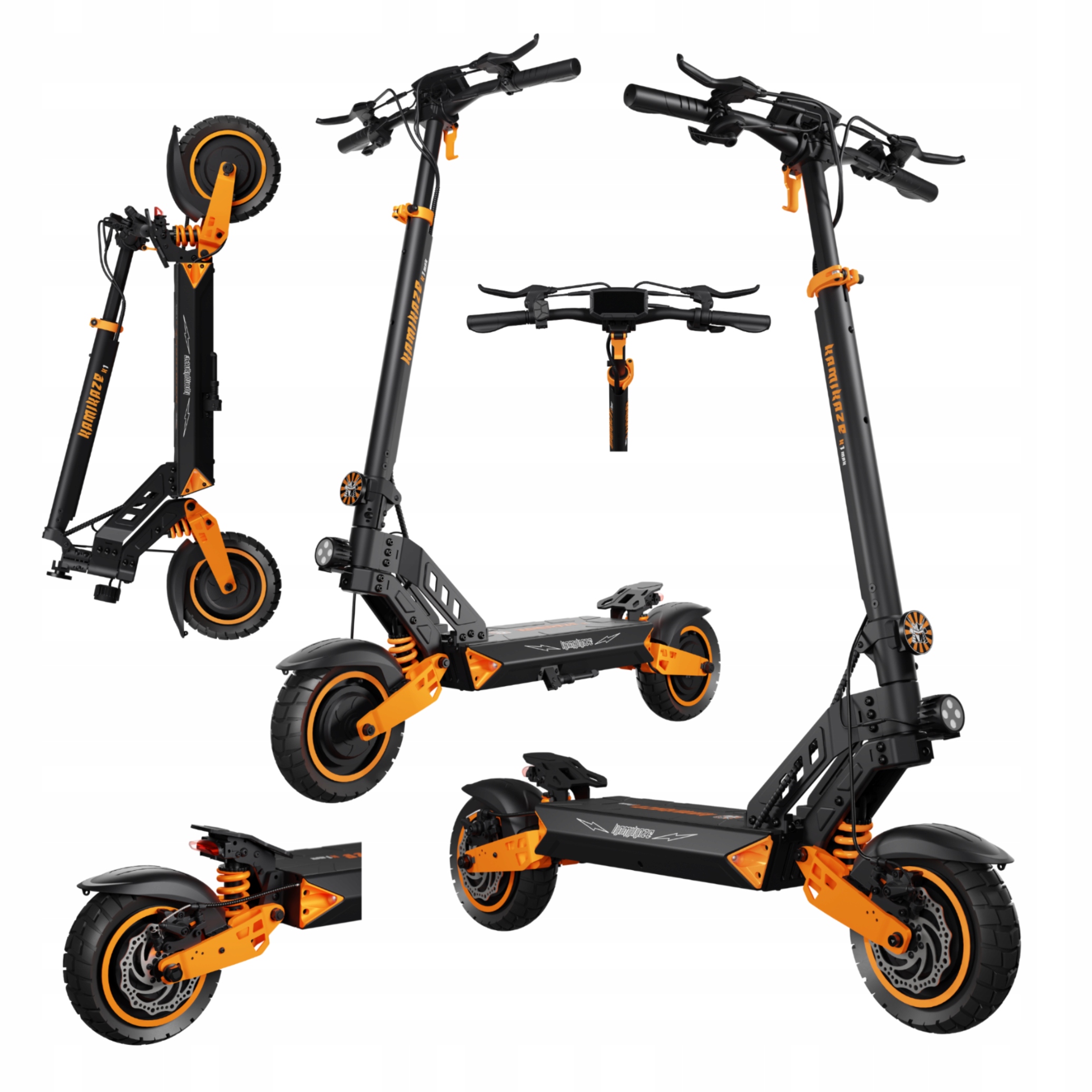 2025 Elektrická koloběžka Kamikaze K1 Max 2000W 52V Mobilita a dosah