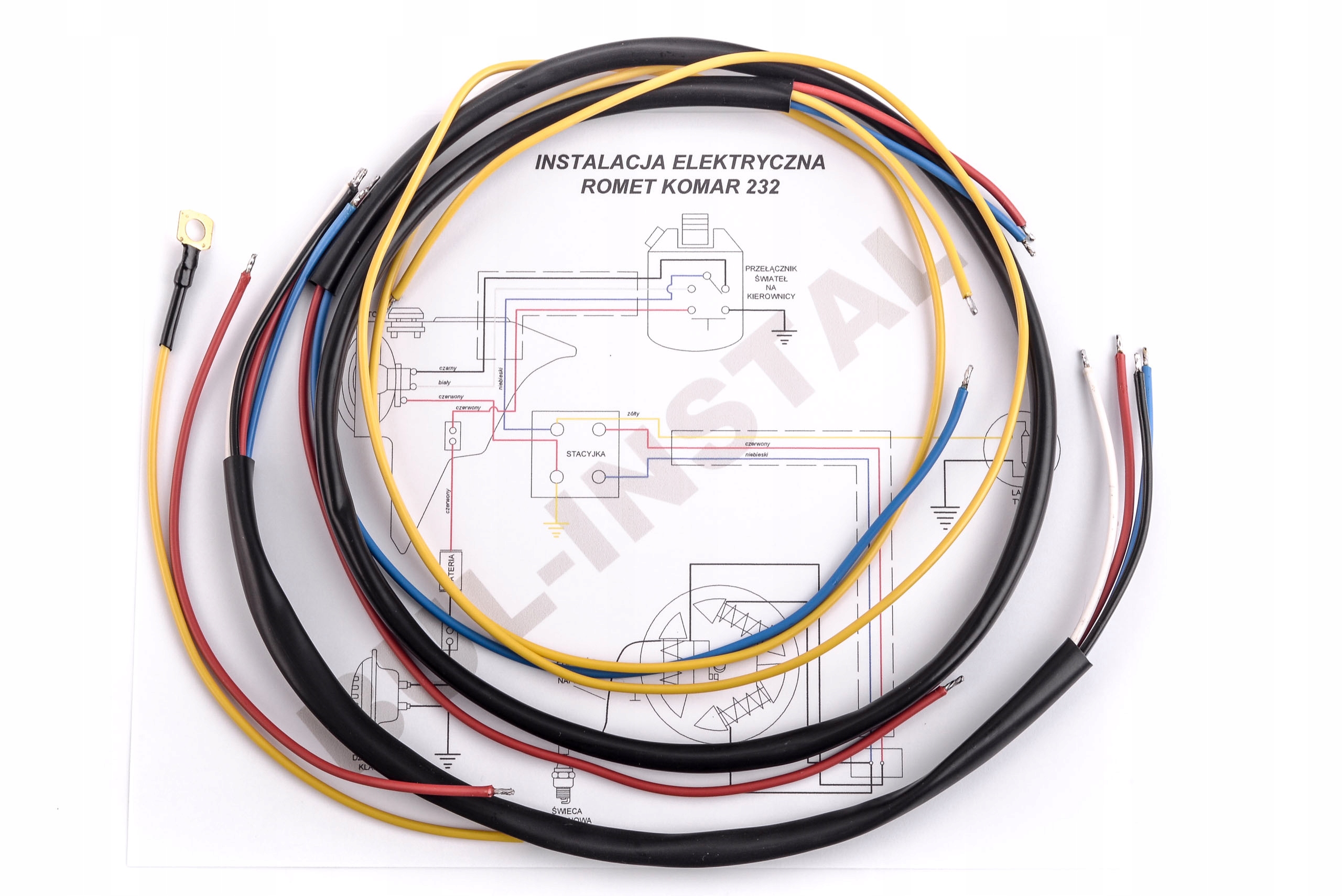 

Wiązka Instalacja Elektryczna Romet Komar 232