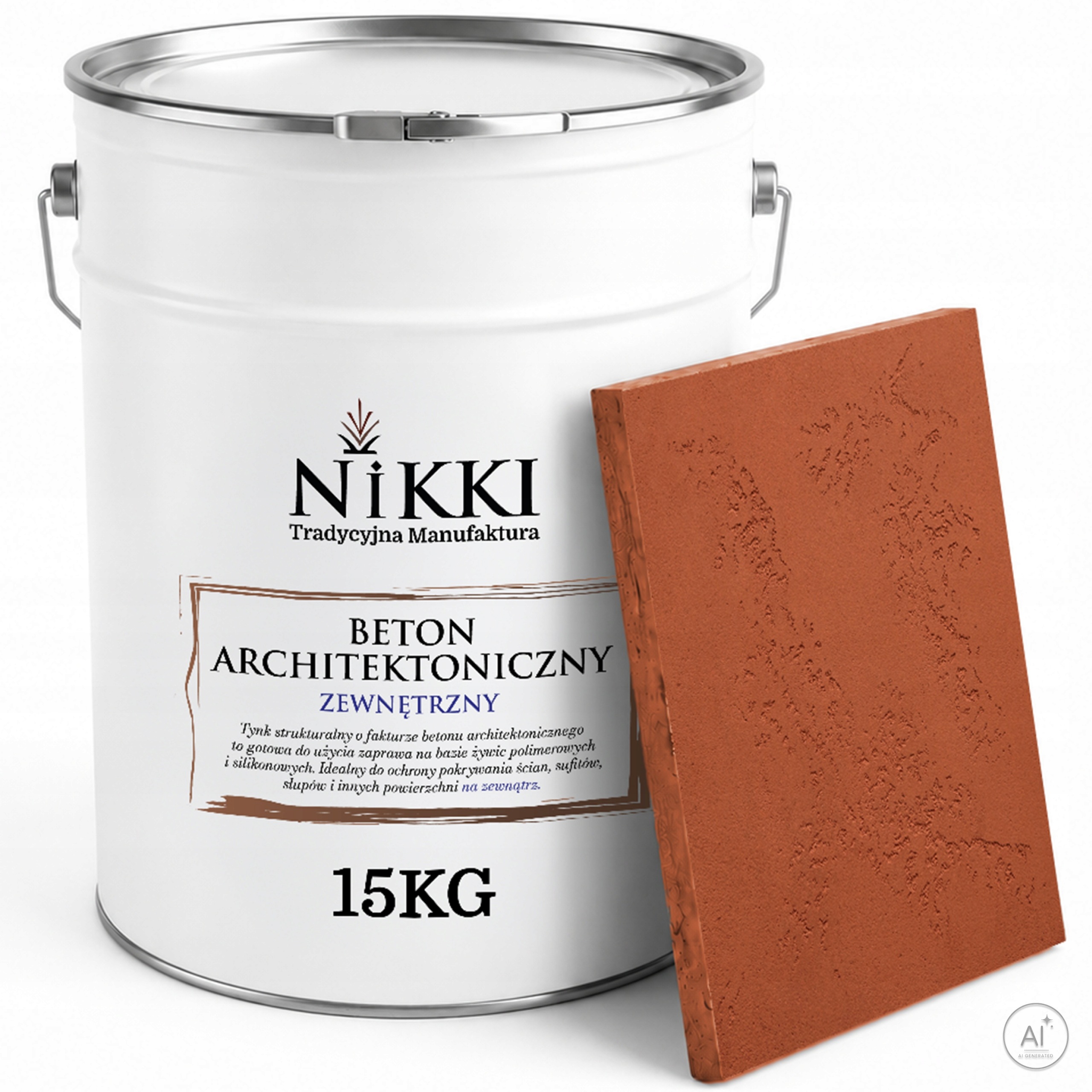 Dekorativní venkovní architektonický beton 10 m2 15 kg Rezavý F336