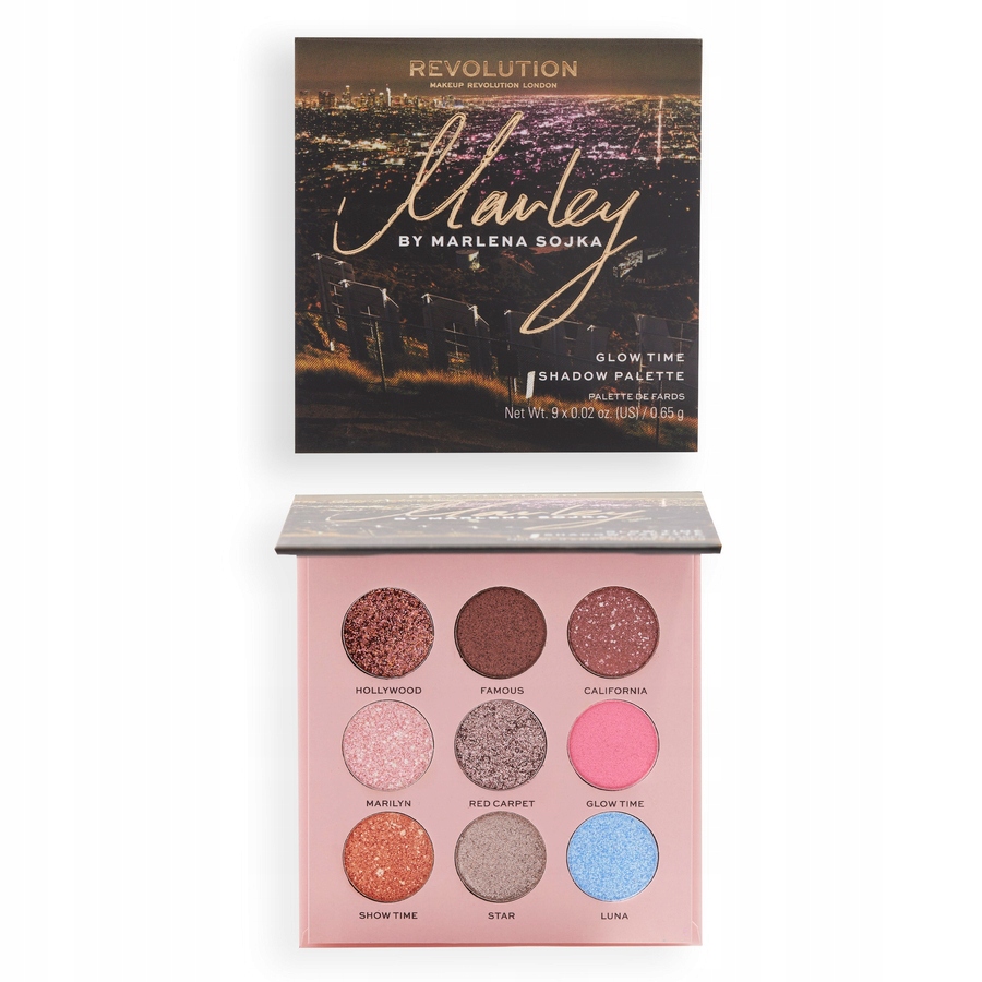 

Makeup Revolution x Marley Glow Time Paleta Cieni