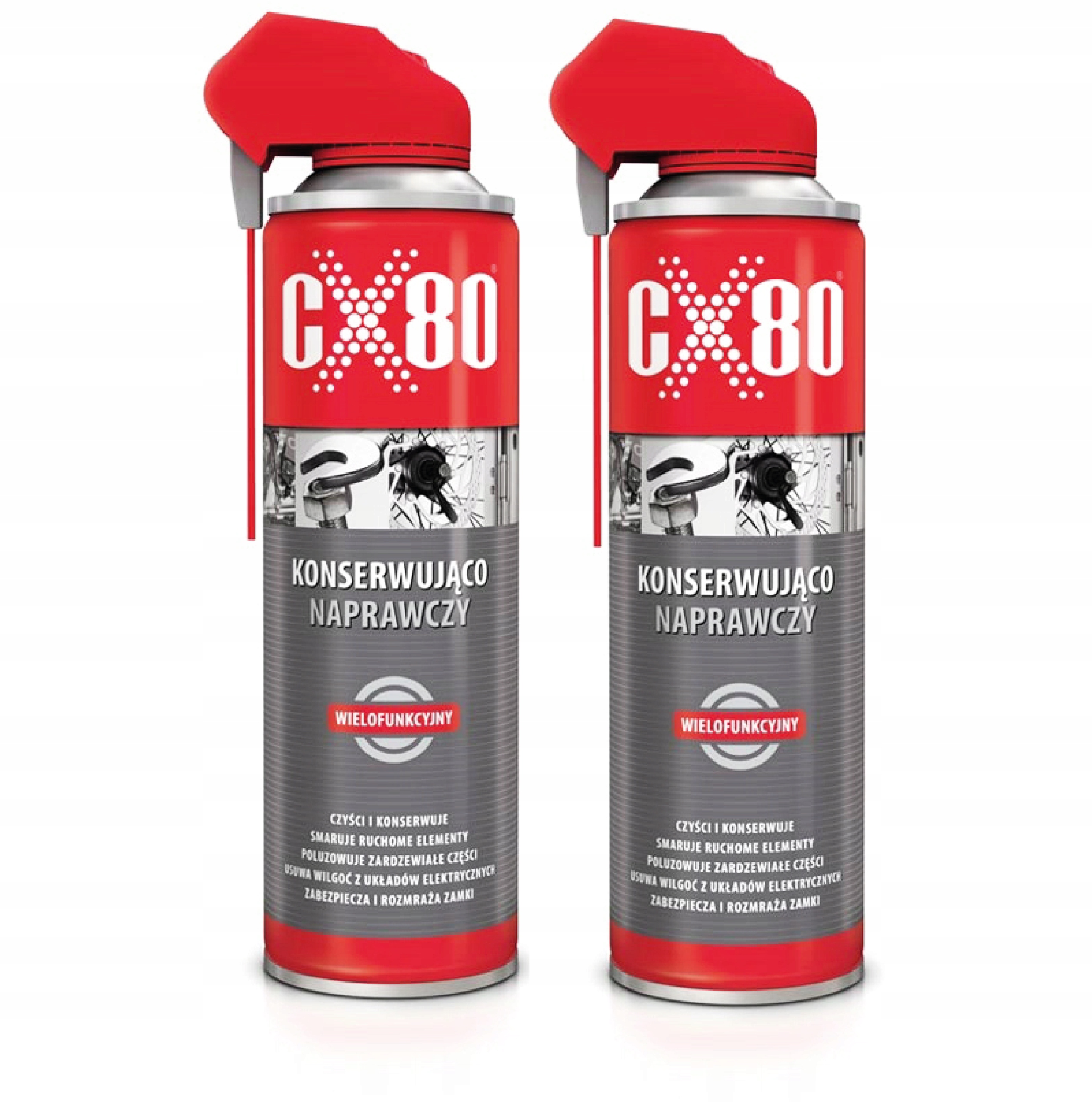 CX80 Preparat Konserwująco-naprawczy Odrdzewiacz 500ml Duo Zestaw x2