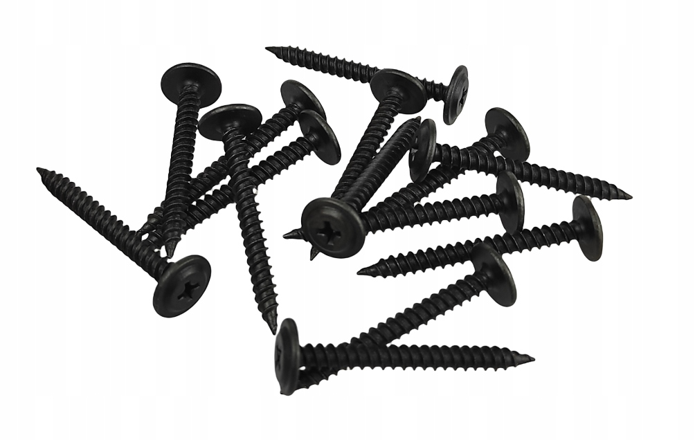 WKRĘTY SAMOGWINTUJĄCE CZARNE WPF 4,2x13mm 1000szt Przeznaczenie do stali