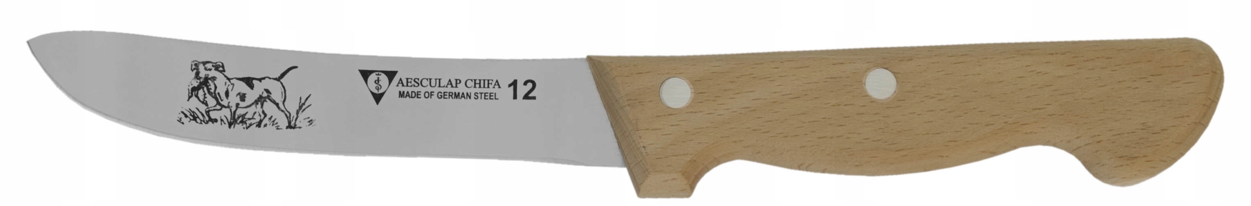 

Nóż rzeźniczy nr 12, ostrze twarde 14 cm Chifa