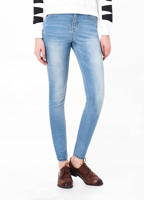 Брюки для девочек джинсы для женщин трубки 576 76 см уценка! Midsection (Waist Height) high