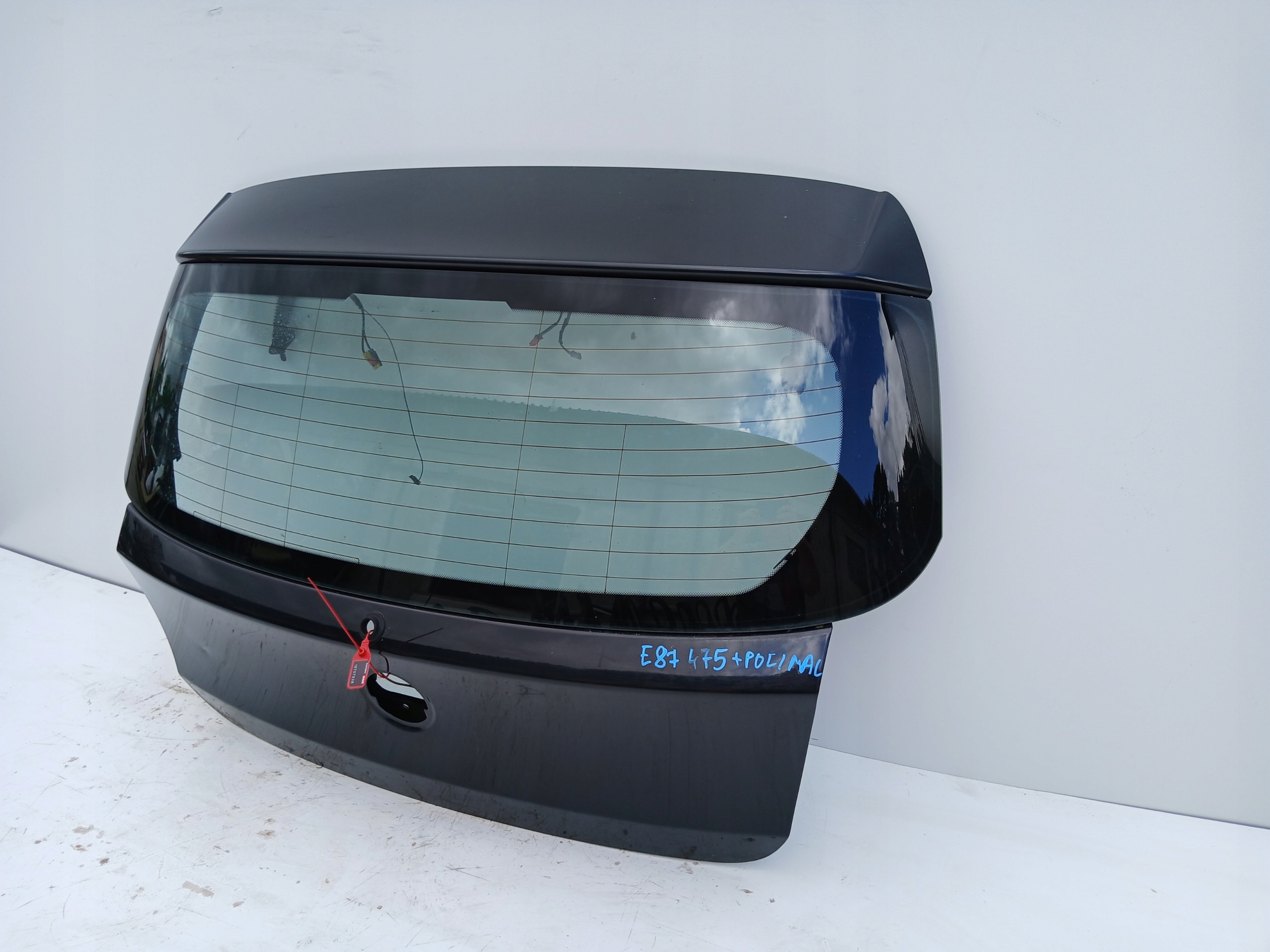 trunk door boot BMW E87 BLACK SAPPHIRE