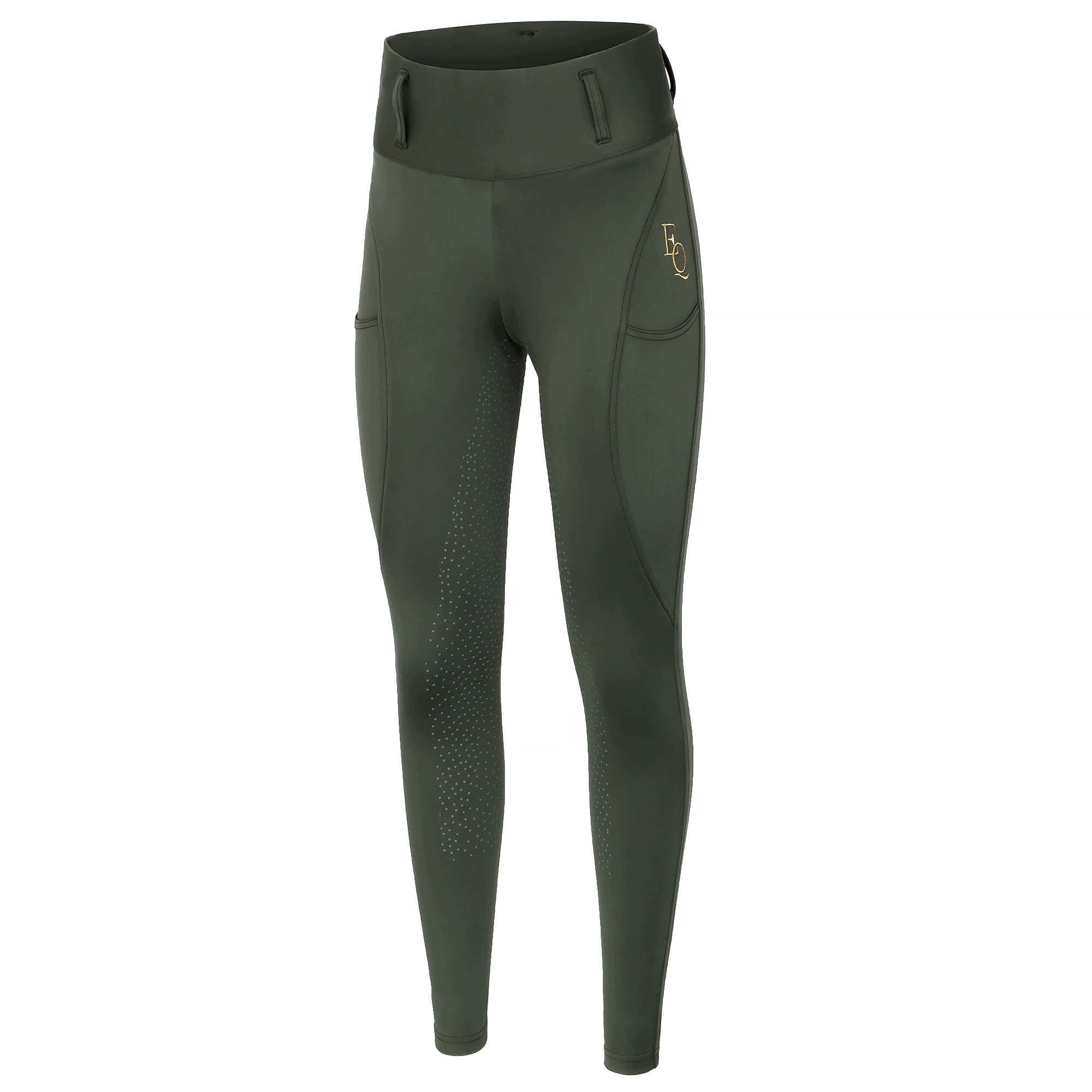 Legginsy jeździeckie Equestrian Queen Southampton 26AW damskie zielone 34