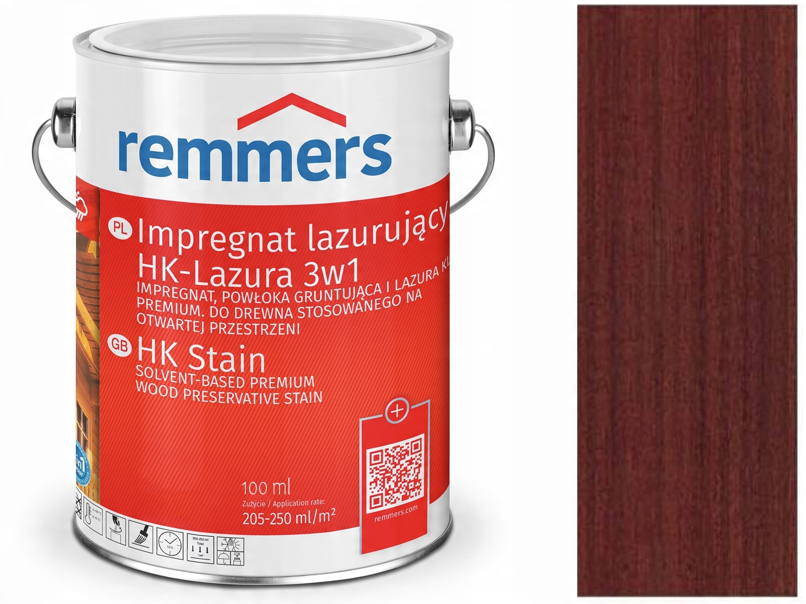 

Remmers HK-Lasur impregnat do drewna Teak 100ml