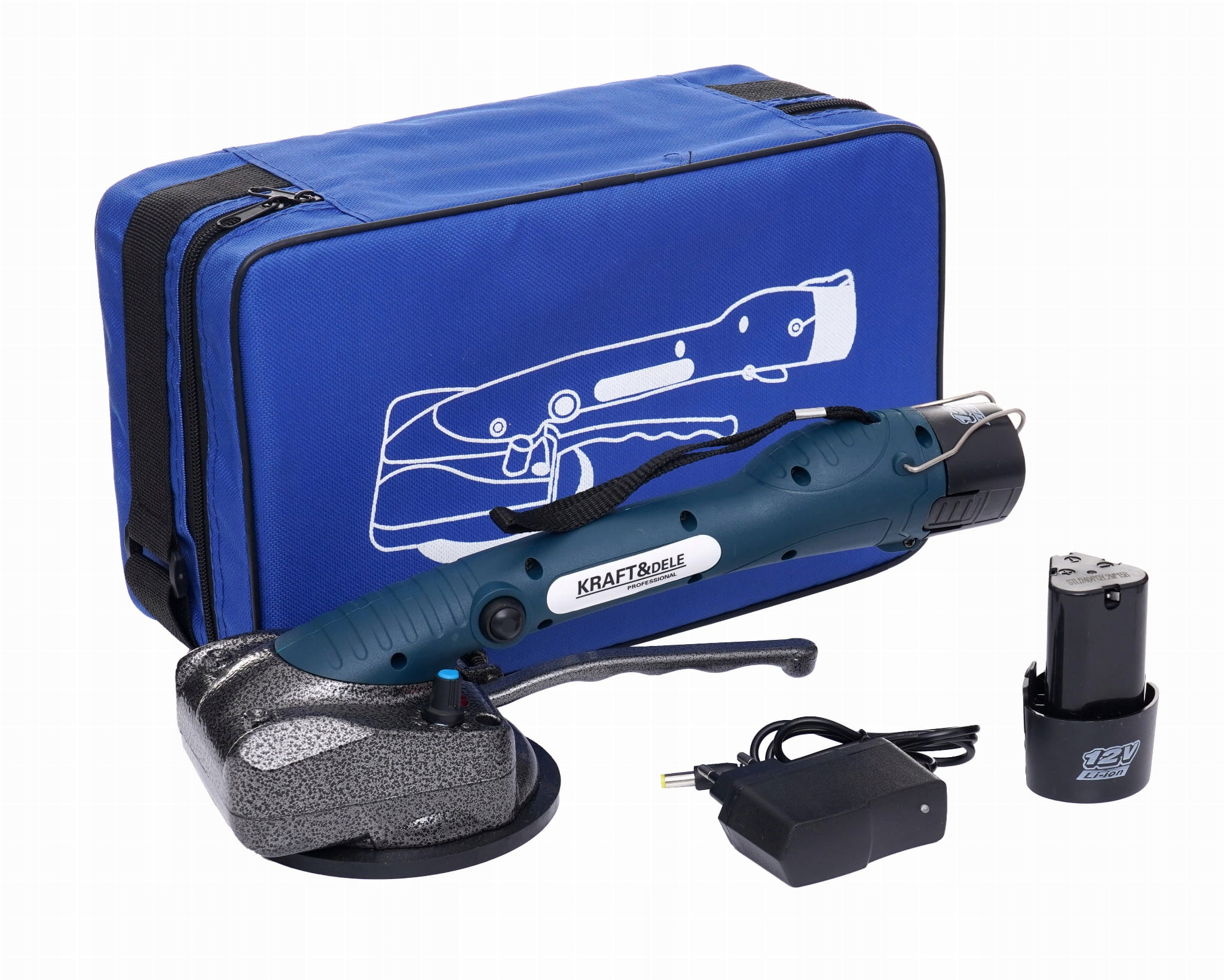 Přísavka na dlaždice 2000 mAh 12 V kufr Kraft&dele KD10769