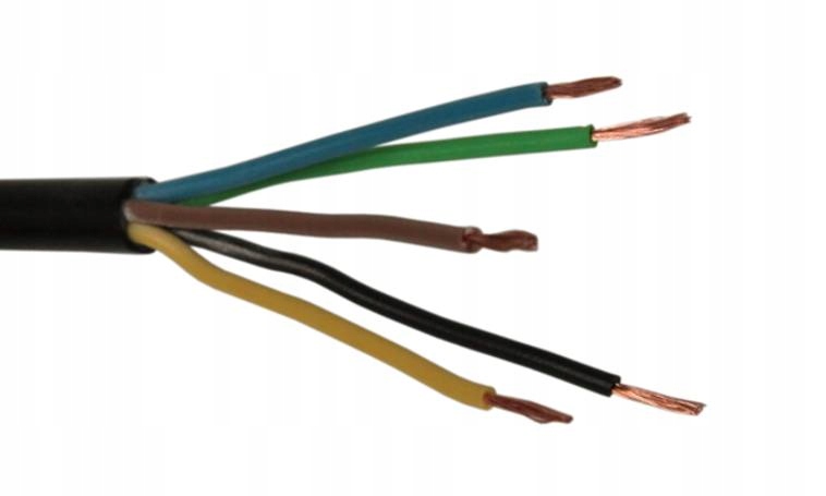 

Kabel Przewód 5 żyłowy YLYs 5x0,75mm przyczep