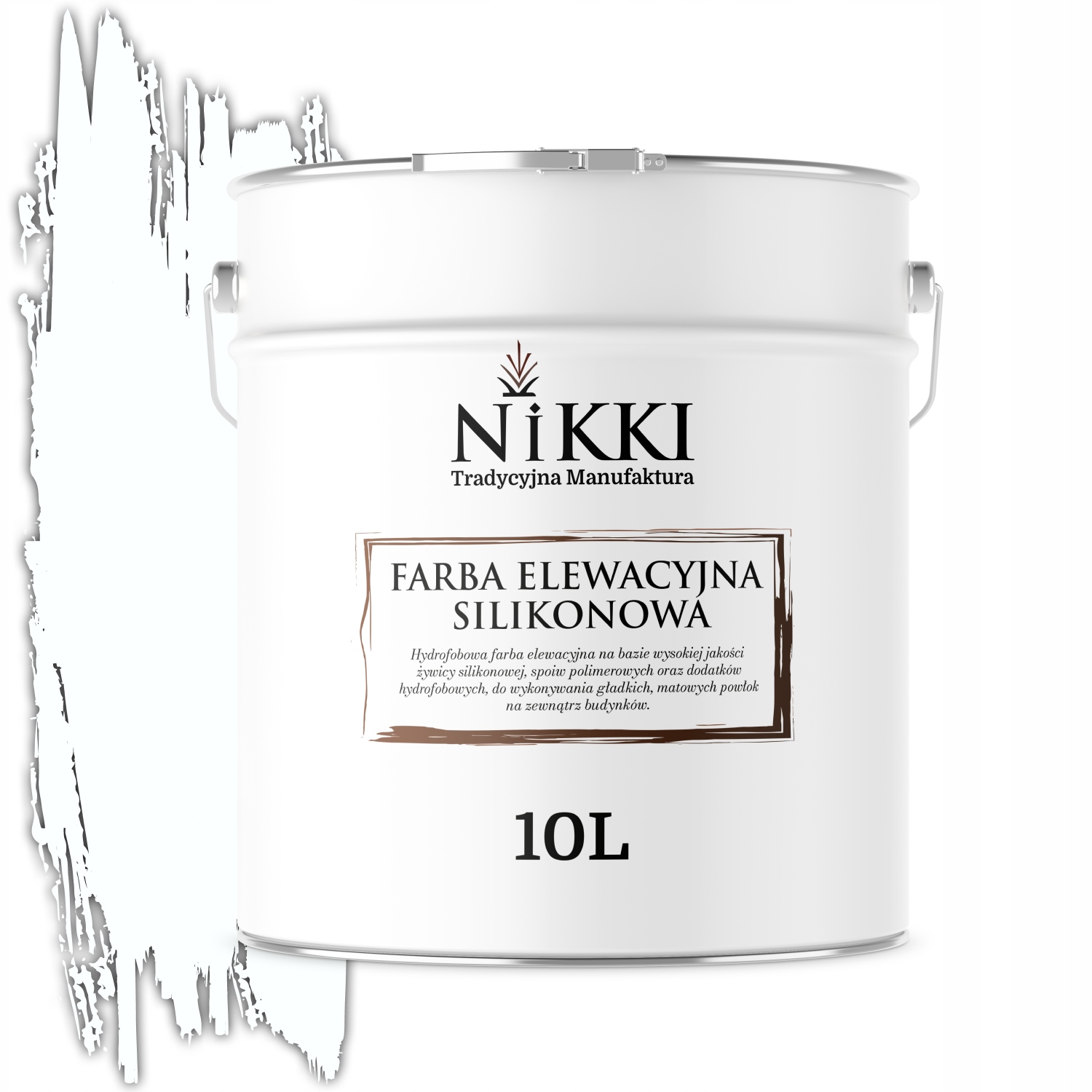 Fasádna farba na omietku 10 l Vonkajšia studená biela Rôzne farby