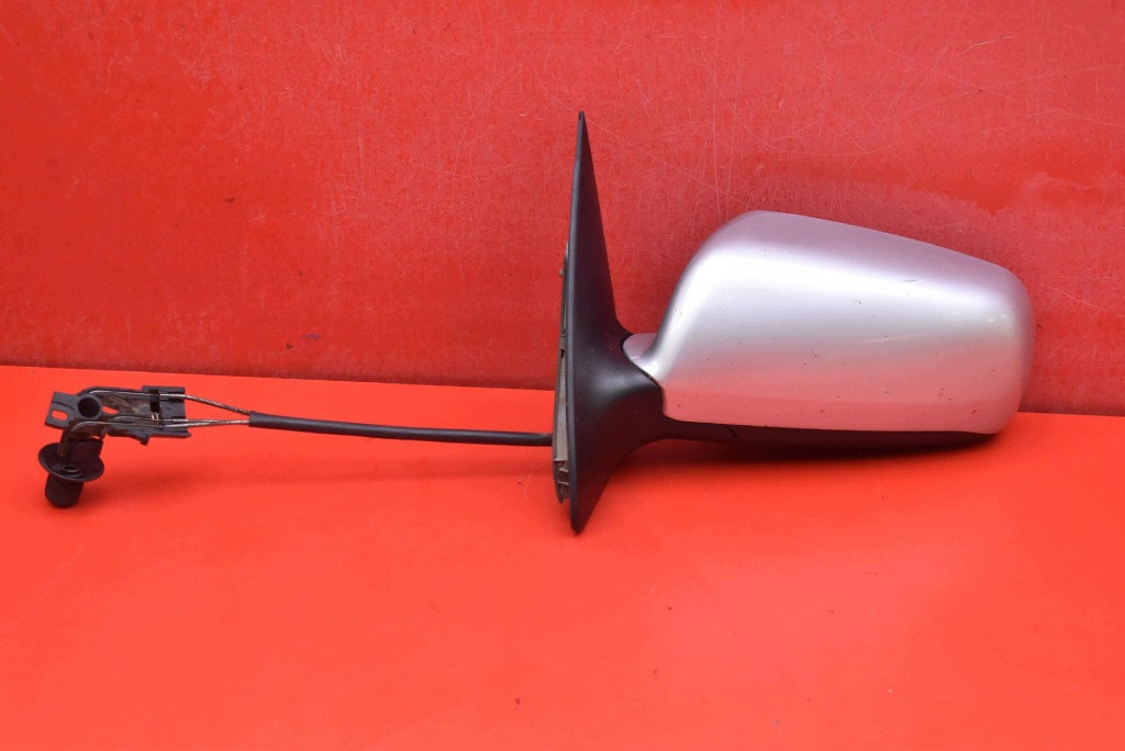 mirror left silver manually EU 012658 SKODA FABIA 1 and 99-04