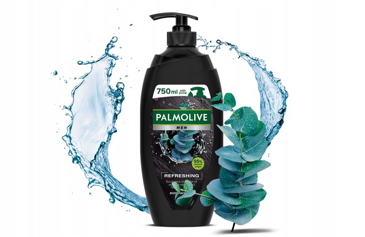 PALMOLIVE MEN żel pod prysznic męski MIX 4x 750 ml Opakowanie butelka z pompką
