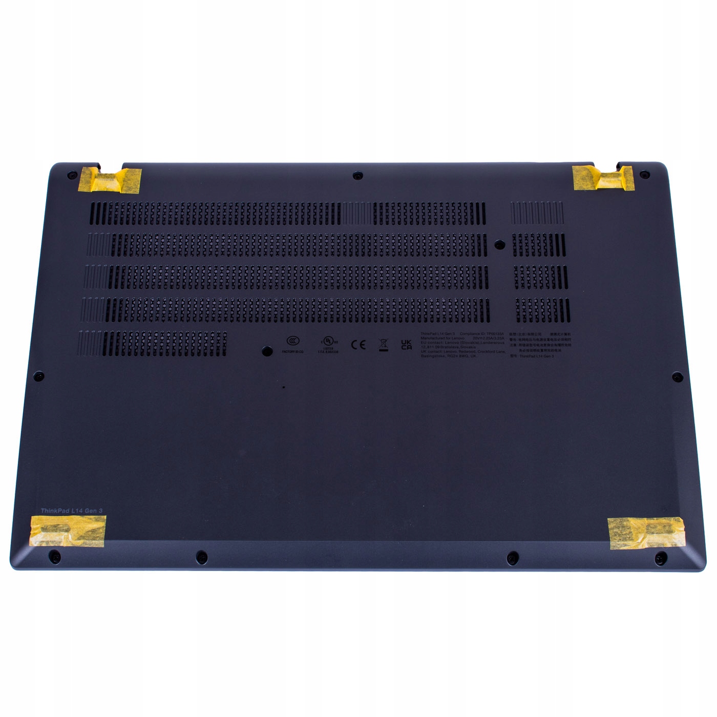 Spodní kryt Lenovo ThinkPad L14 3 generace černá base cover nová černá