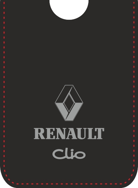 

Etui skórzane do kart Renault Clio czarne