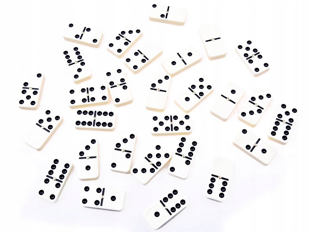 Gra logiczna DOMINO w eleganckie pudełko GR0335 Marka inna