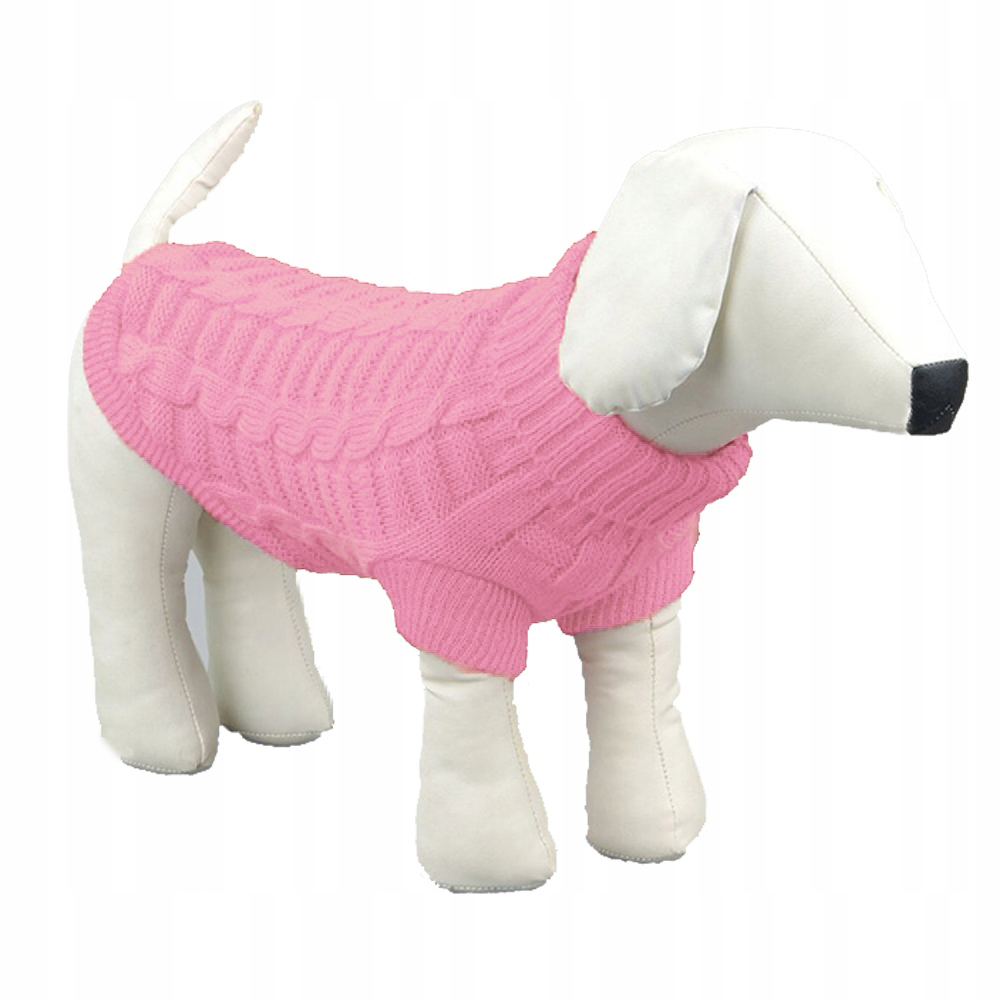 

Ubranko dla Psa kota Sweter golf Róż M