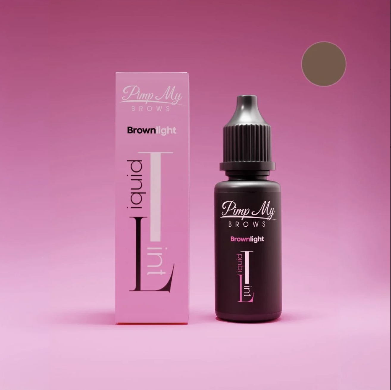 Pimp my Brows Tekutá Barva na obočí Liquid Tint 15 ml 03 Light Brown